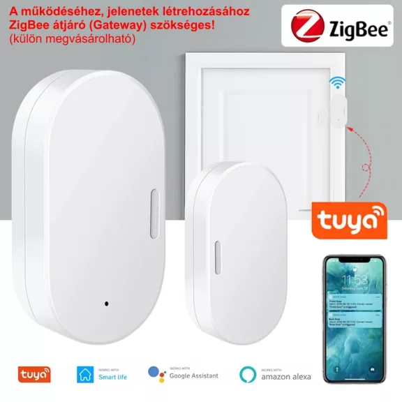 Nyitásérzékelő ajtóhoz/ablakhoz, ZigBee