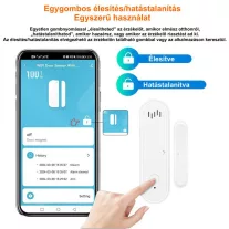 Nyitásérzékelő (szirénával), WiFi