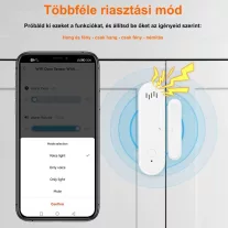 Nyitásérzékelő (szirénával), WiFi