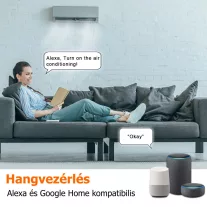 Dupla fali aljzat, WiFi, üveg előlap, fogyasztésmérővel