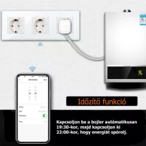   Tripla fali aljzat, WiFi, üveg előlap, fogyasztésmérővel