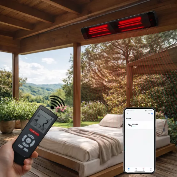 Infra WiFi üvegsugárzó  JH-NR32-22B 3200W