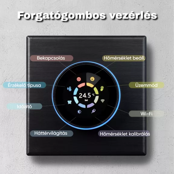 Beca termosztát, Víz- és Gázkazánhoz, WiFi, Fehér