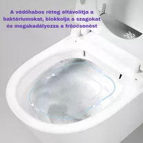 T9026A Okos Padlón Álló WC, fehér