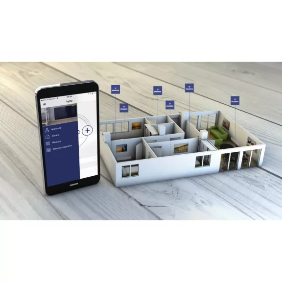 Adax Neo WiFi 025, 250W, Gyöngyház fekete