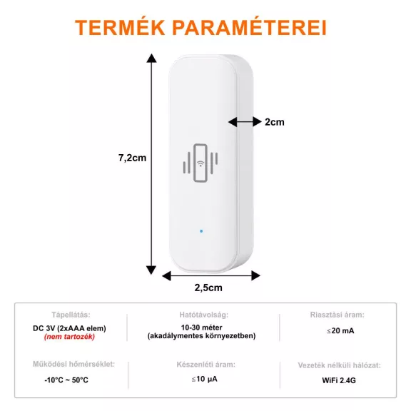 Rezgésérzékelő, WiFi