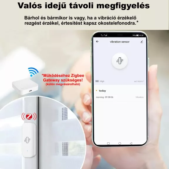 Rezgésérzékelő, ZigBee