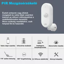 Mozgásérzékelő, WiFi, PIR
