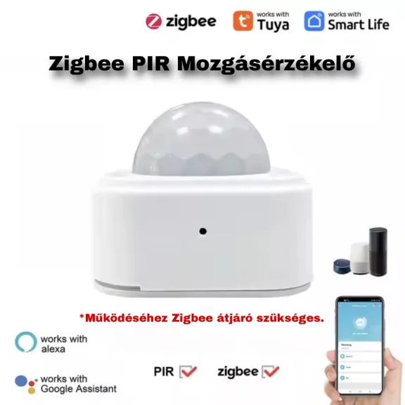 Mozgásérzékelő, ZigBee, PIR