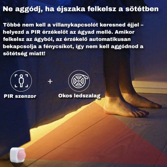 Mozgásérzékelő, ZigBee, PIR