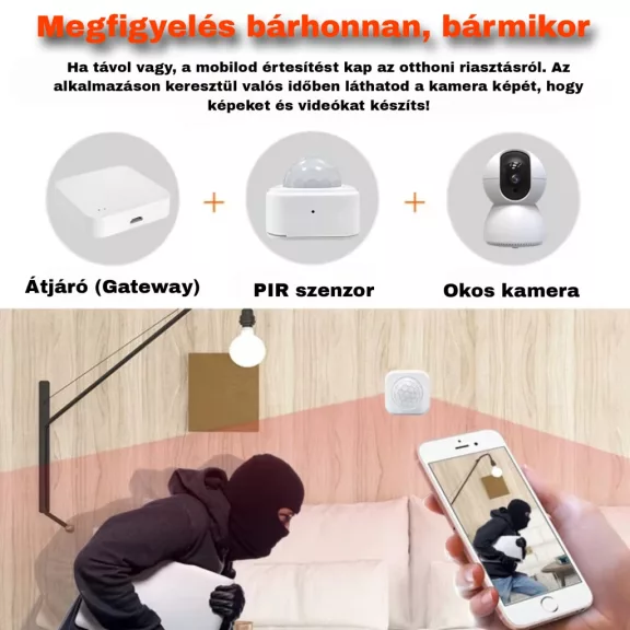 Mozgásérzékelő, ZigBee, PIR