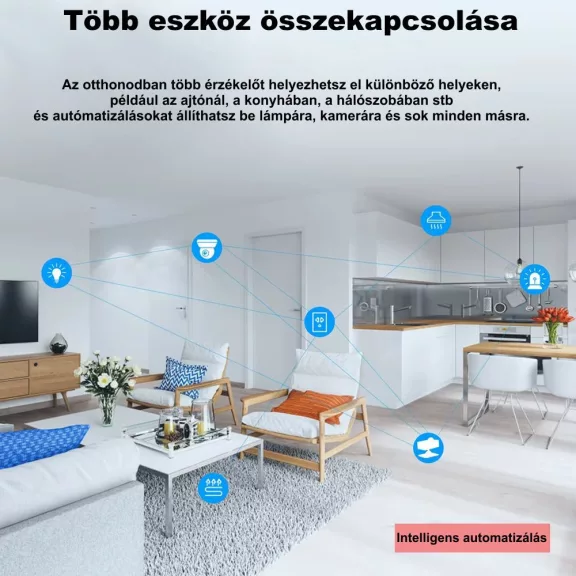810WF mozgásérzékelő, RF, PIR , kisállat-immun