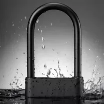 Okos kerékpárzár, Bluetooth, IP67, TTLock