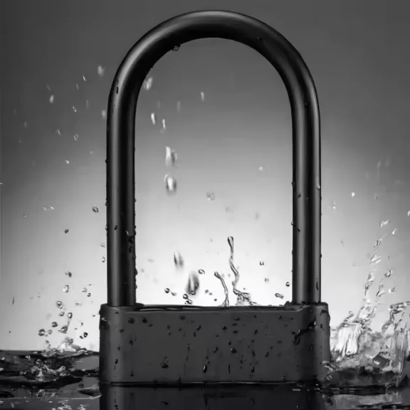 Okos kerékpárzár, Bluetooth, IP67, TTLock