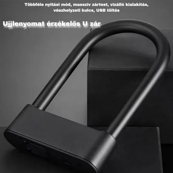 Okos kerékpárzár, Bluetooth, IP67, TTLock
