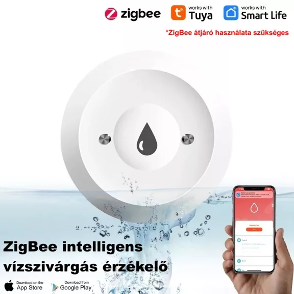Vízszivárgás érzékelő, ZigBee