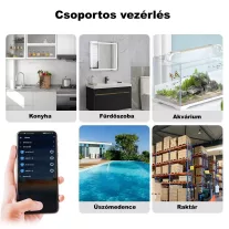 Vízszivárgás érzékelő (Szirénával), WiFi