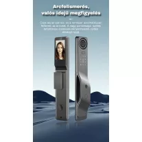 A02U FEKETE okos kilincs, 3D arcfelismerés