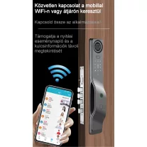 A02U FEKETE okos kilincs, 3D arcfelismerés