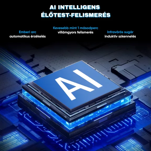 A03 FEKETE okos kilincs, 3D AI arcfelismerés