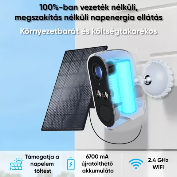 Biztonsági IP kamera, 3MP, WiFi