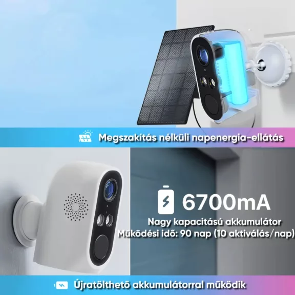 Biztonsági IP kamera, 3MP, WiFi