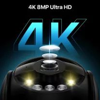 Biztonsági IP kamera, 8MP, WiFi