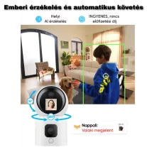 IP Okoskamera, WiFi, 6 MP, Dual kamera