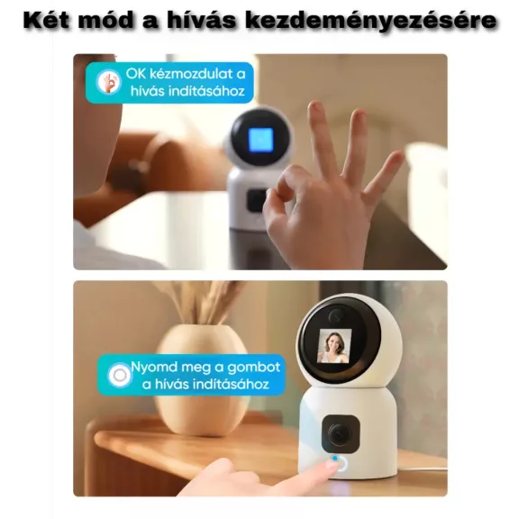 IP Okoskamera, WiFi, 6 MP, Dual kamera