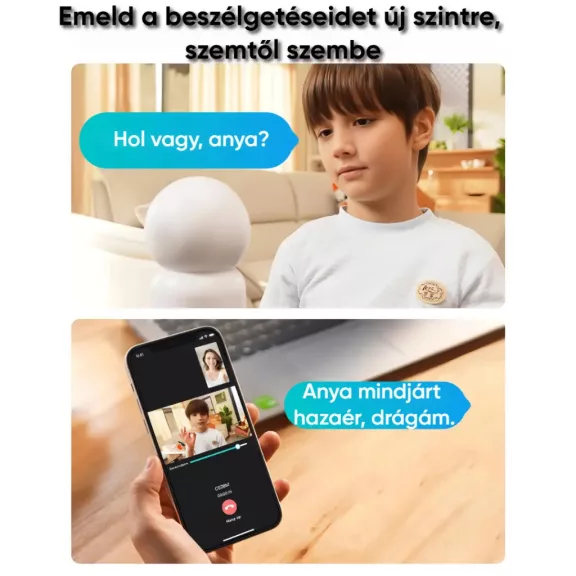 IP Okoskamera, WiFi, 6 MP, Dual kamera
