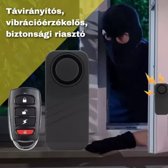Motor és kerékpár riasztó, mozgásérzékelős