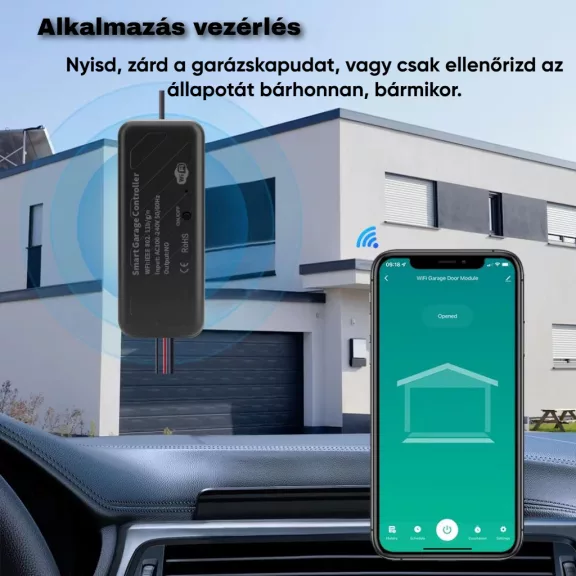 Garázskapu vezérlő