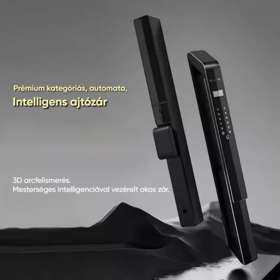 D1 FEKETE okos kilincs, AI arcfelismerés