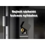 D13 FEKETE okos kilincs, vízálló