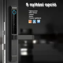 D13 FEKETE okos kilincs, vízálló