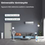 IR távirányító, hőmérséklet és páratartalom méréssel, WiFi