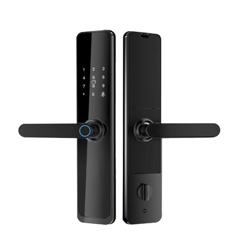 Okos kilincs, ujjlenyomat olvasó, Bluetooth, NFC kártya