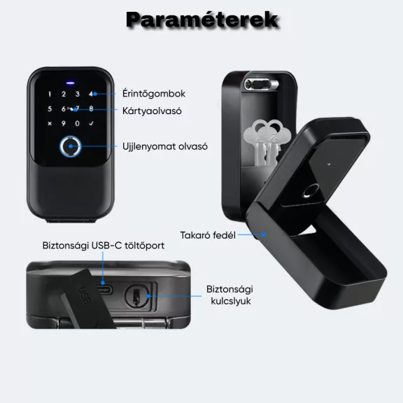 Okos Kulcsszéf, Ujjlenyomat olvasó TTLock