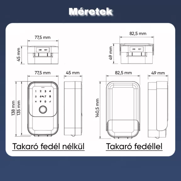 Okos Kulcsszéf, Ujjlenyomat olvasó TTLock