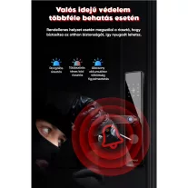 K9-F FEKETE okos kilincs