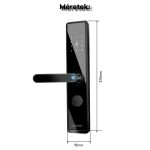 K9-F FEKETE okos kilincs