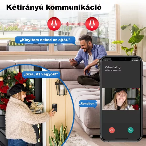 Videó kapucsengő, WiFI