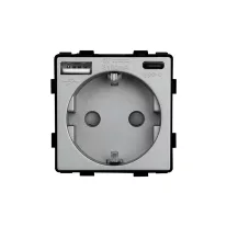 Aljzat modul, USB-A + C (20W)
