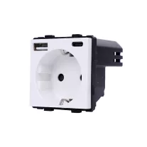 Aljzat modul, USB-A + C (20W)