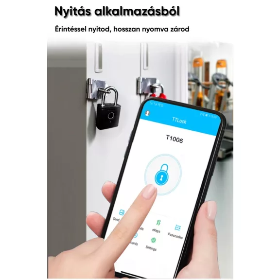 Okos lakat, IP65, TT-Lock