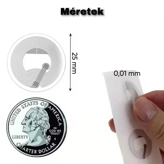 RFID matrica, Mifare Classic 1K, 13,56 MHz