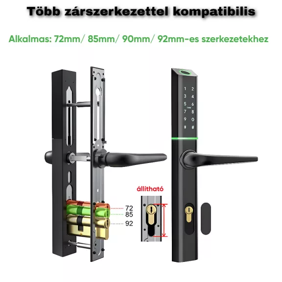 S3B PEZSGŐARANY okos kilincs, vízálló