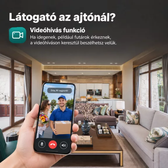 DB2 okos kapucsengő FULL HD videóhívással DB2 okos kapucsengő FULL HD videóhívással
