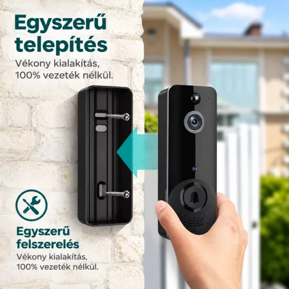 DB2 okos kapucsengő egyszerű telepítéssel DB2 okos kapucsengő egyszerű telepítéssel