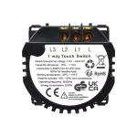 Kétkörös érintőkapcsoló modul, sorolható